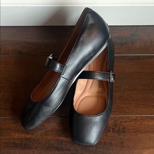 BCBGeneration Black Mary Jane Flats
